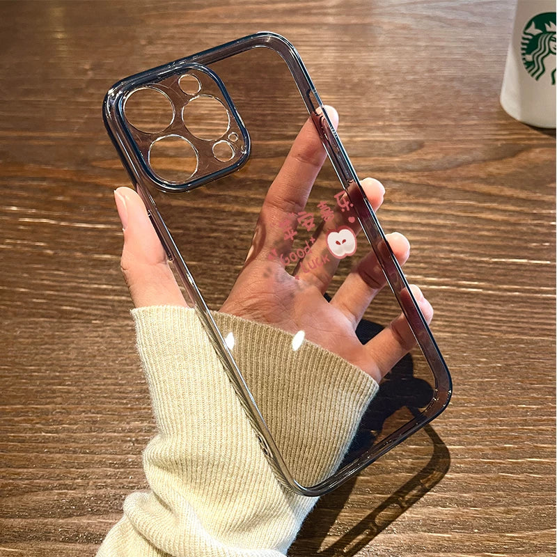 蘋果17/16手機殼iphone15女新款14plus透明13promax小清新水果12mini夏日11好看xs矽膠Air套軟xr