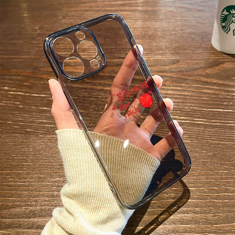 蘋果17/16手機殼iphone15女新款14plus透明13promax小清新水果12mini夏日11好看xs矽膠Air套軟xr